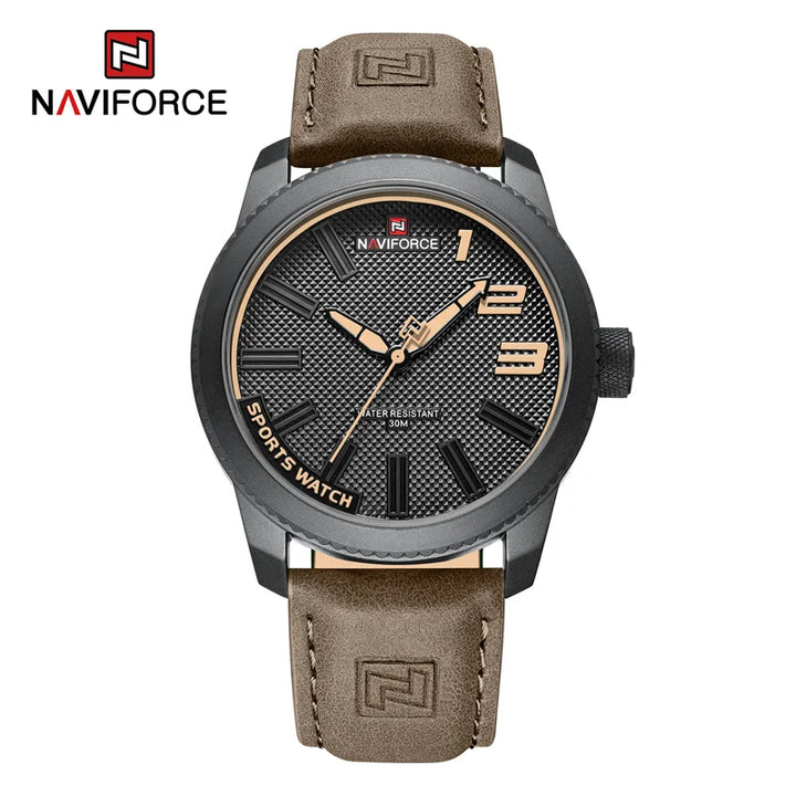 Original NAVIFORCE Watch For Men 2022 New Quartz Sport Waterproof Clock Fashion Luxury High Quality Male Leather Wrist watch