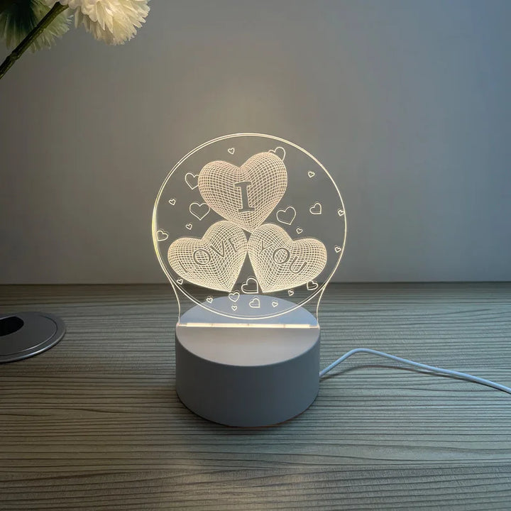 USB Acrylic Night Lights – Xmas Decor