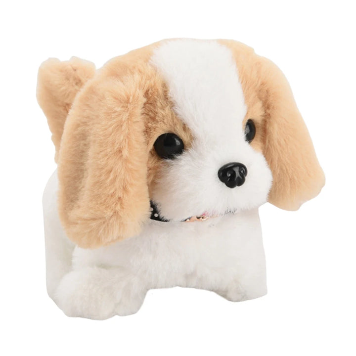 Interactive Plush Puppy Toy – Remote Control Walking & Barking