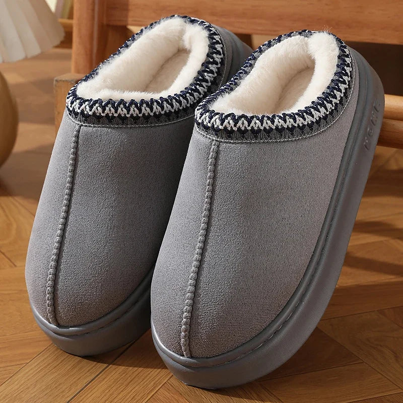 Soft Sole Plush Ankle Boots Women 2025 New Thick Bottom Non-slip Winter Boots Woman Light Casual Keep Warm Cotton-padded Shoes