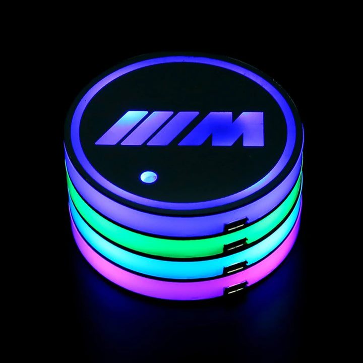 LED Luminous Car Cup Holder Coasters