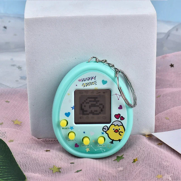 Virtual Tamagotchi Keychain – Nostalgic Digital Pet Toy