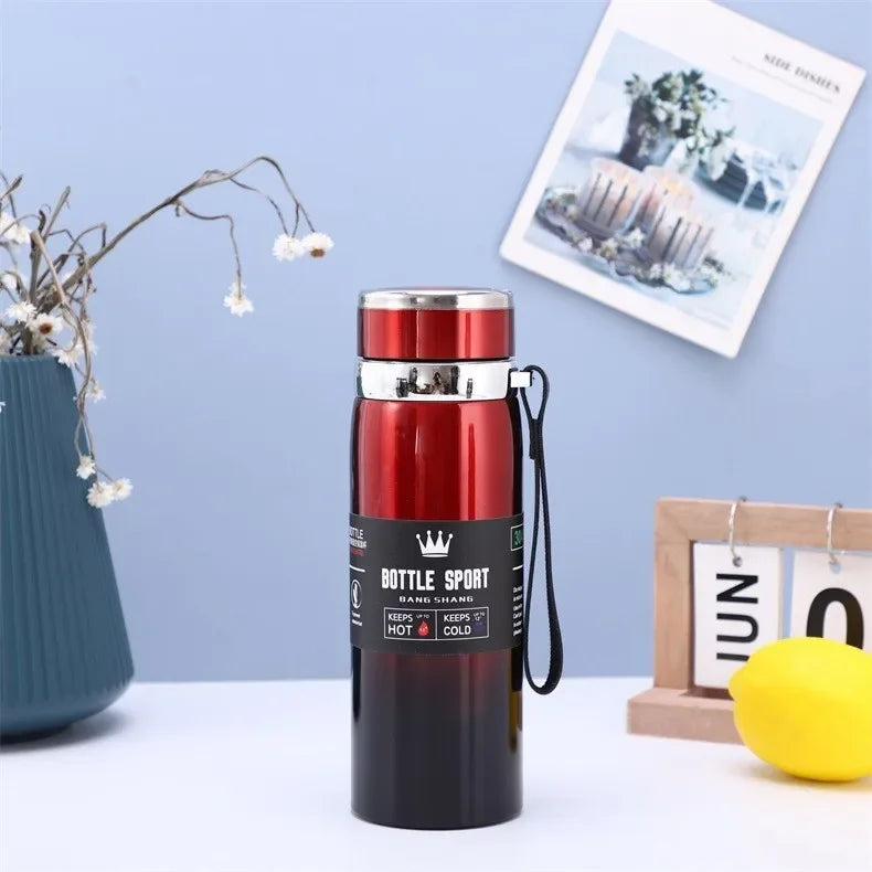 1000ml Stainless Steel Thermal Water Bottle - Leak-Proof Flask