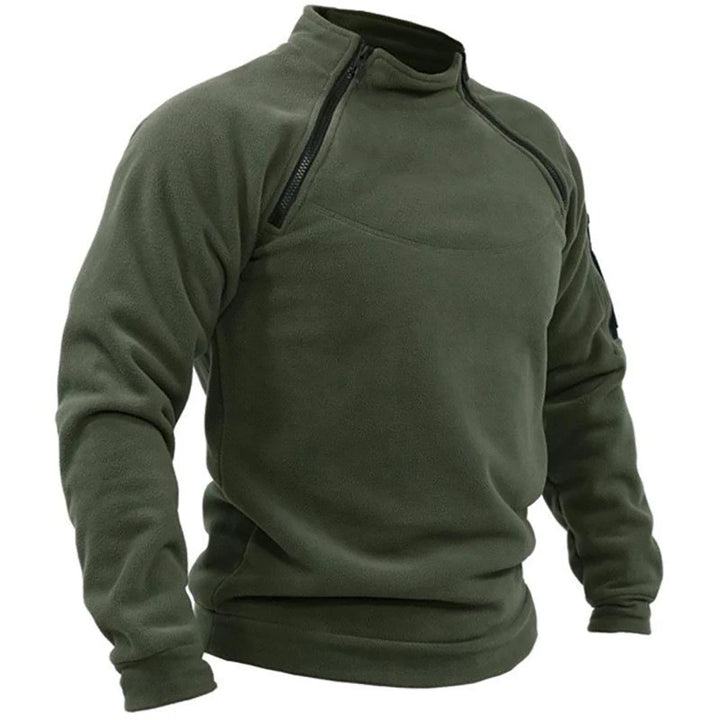 Men's Tactical Outdoor Fleece Jacket Clothes Warm Zippers Pullover Men Windproof Coat Thermal Hiking Sweatshirt