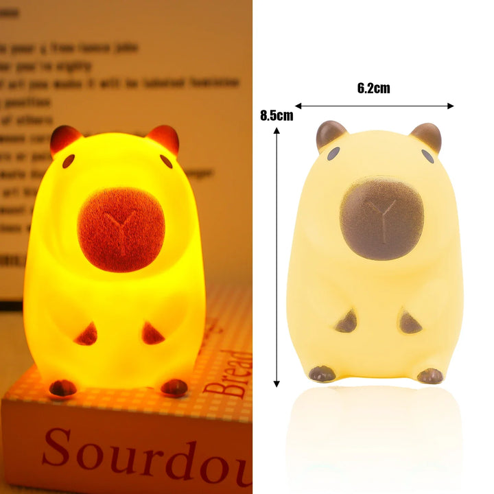 Capybara Night Light – Fun Animal Lamp for Kids