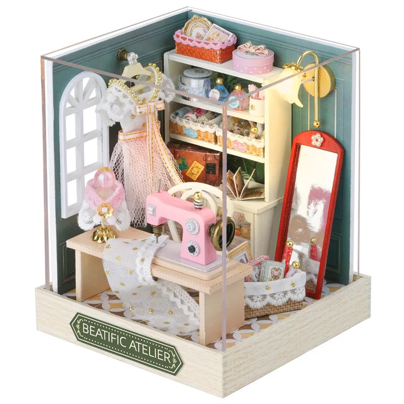 DIY Mini Flower Dollhouse Kit