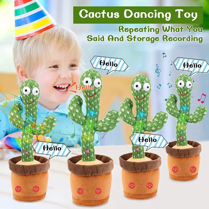 Dancing Talking Cactus Toy – Interactive Plush Gift