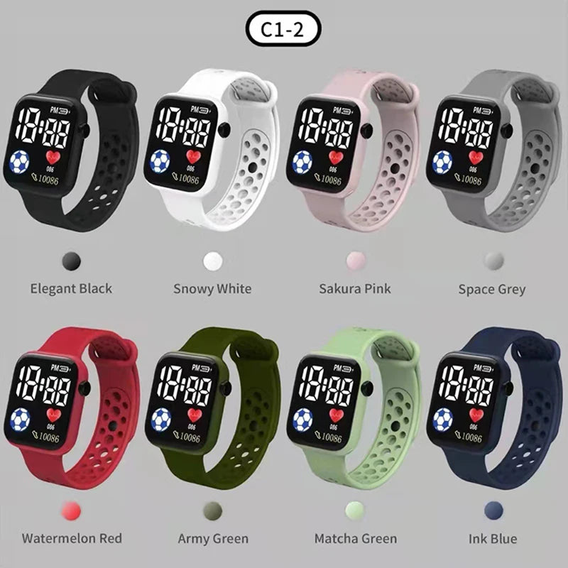 LED Digital Watch – Kids' Waterproof Sports Watch