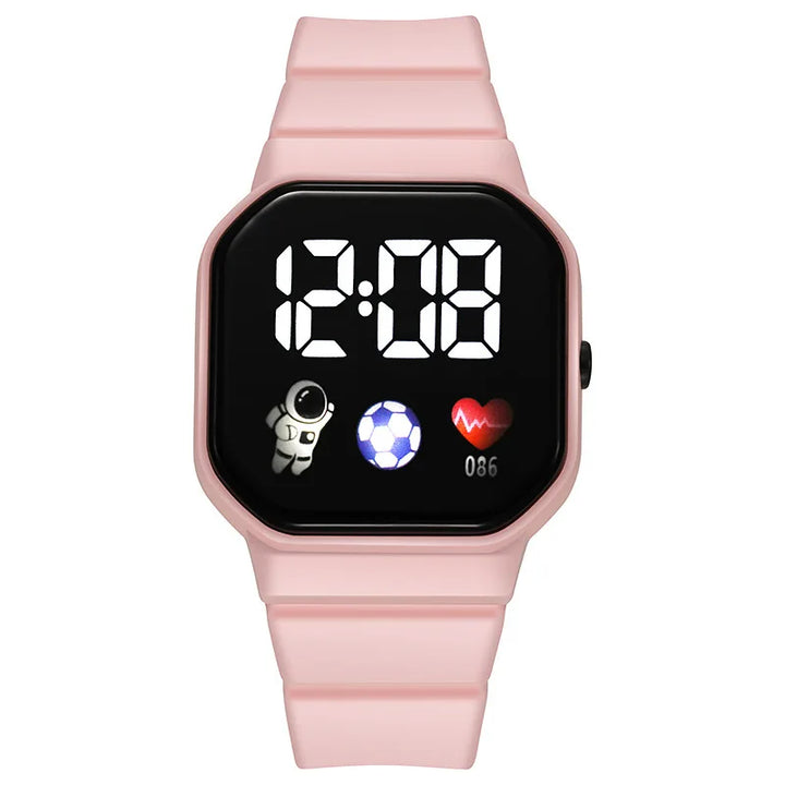 LED Digital Watch – Kids' Waterproof Sports Watch