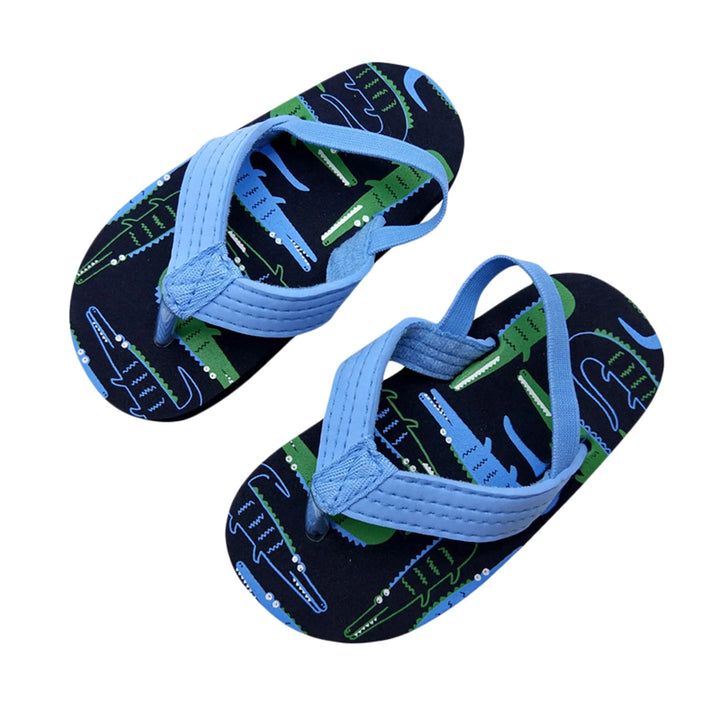 Toddler Flip Flops Shoes Little Kid Sandals with Back Strap Boys Girls Water Shoes for Beach and Pool