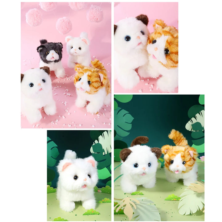 Electric Kitty Plush Toy – Walking & Crying Simulation Cat