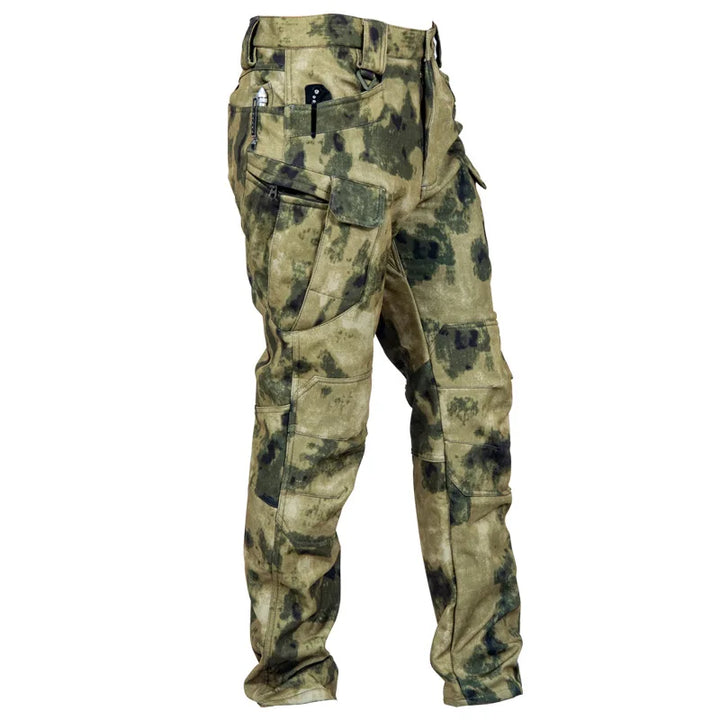 Mens Oversized Fleece Pant For Winter Tactical Joggers Outdoor Camping Ripstop Cargo Pants Working Clothing Hiking Camo Trousers