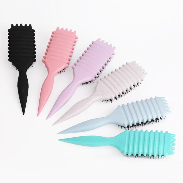 Women's Hair Comb Hollow Shaped Curly Hair Comb Multi Functional Scalp Massage And Anti-static Fluffy Hair Brush Hairstyle Tools