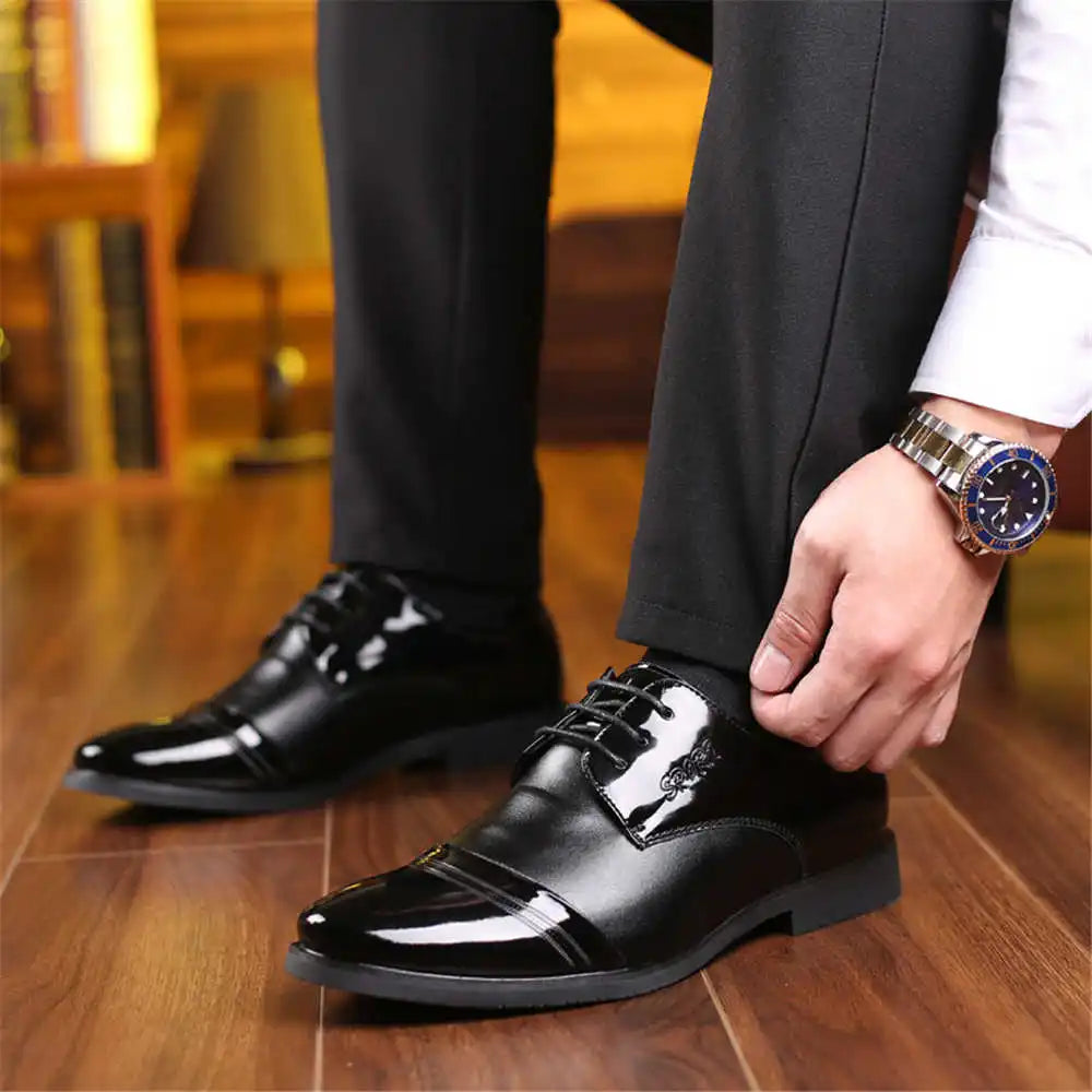 gents patent leather mans Party shoes Slip dress original brand shoes sneakers sports original besket health sepatu