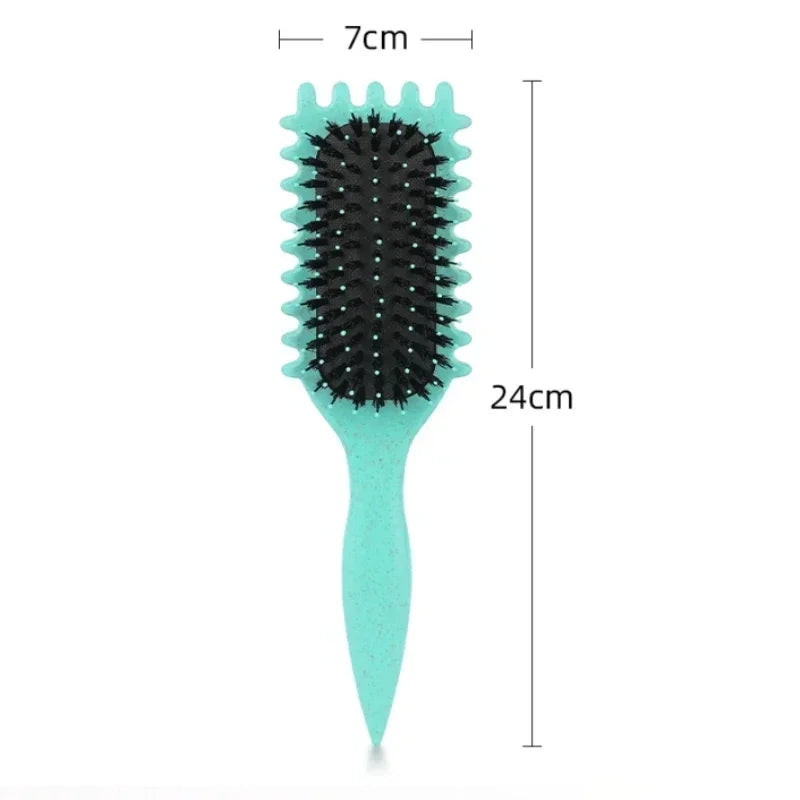 Women's Hair Comb Hollow Shaped Curly Hair Comb Multi Functional Scalp Massage And Anti-static Fluffy Hair Brush Hairstyle Tools