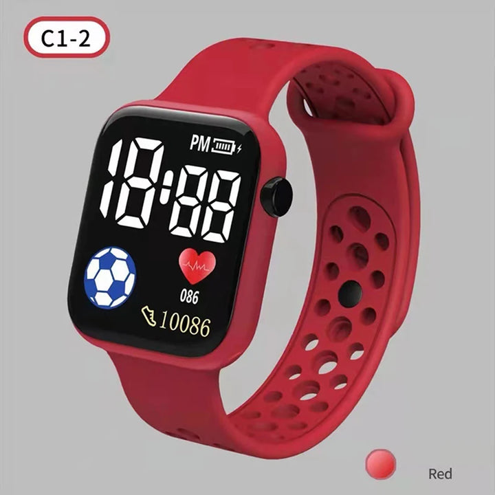 LED Digital Watch – Kids' Waterproof Sports Watch