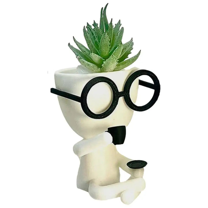 Humanoid Ceramic Planter