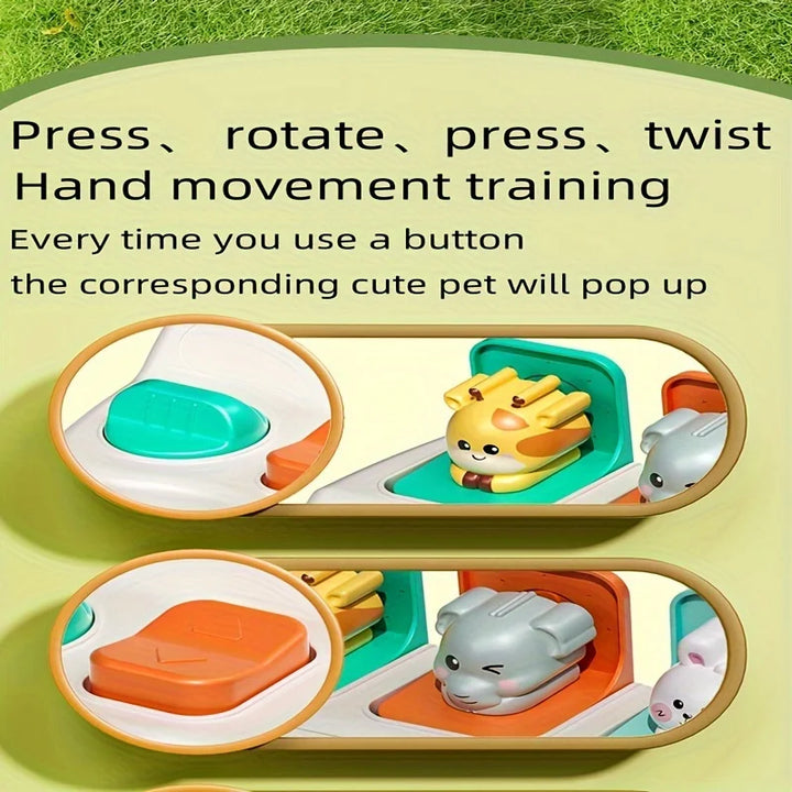 Montessori Pop-up Animal Learning Box