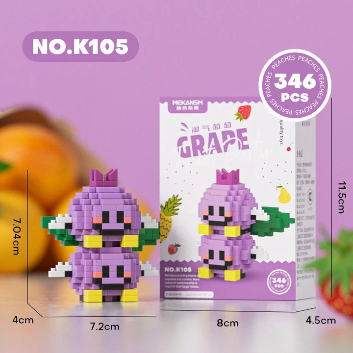 Fruit Puzzle Building Blocks