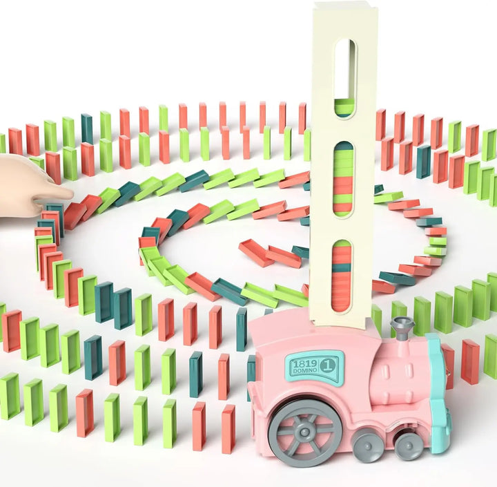 Domino Train Toy – Automatic Building Set for Kids