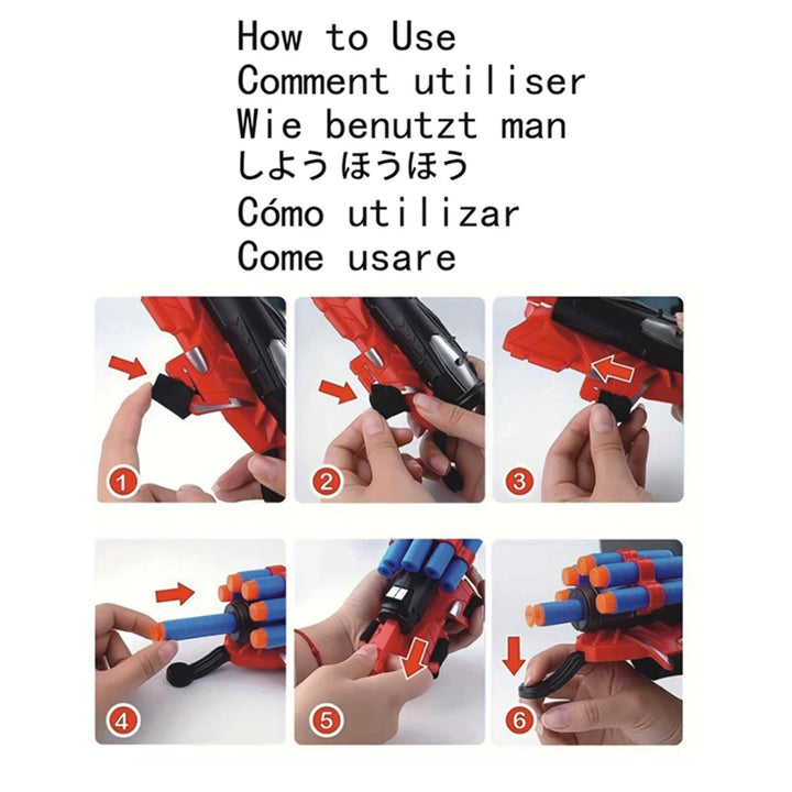 Spider Launcher Web Shooter Glove