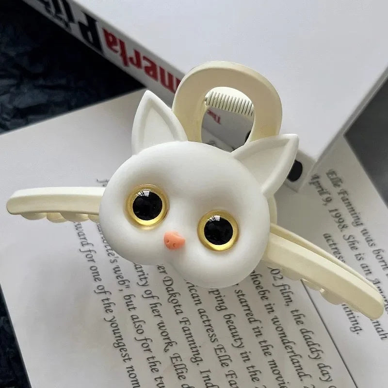 Cartoon Cat Shark Clip - Fashionable Minimalist Hair Accessory