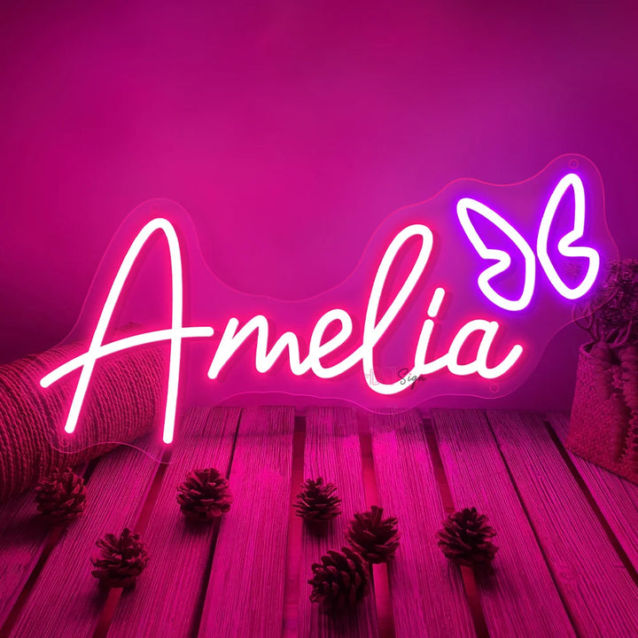 Custom Name Neon Sign Personalized Led Neon Sign Night Light Birthday Wedding Signs Room Bedroom Decoration Wall LED Neon Lamp