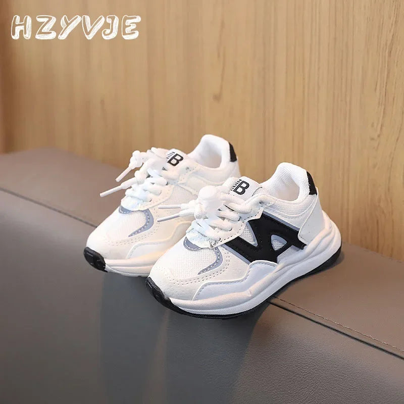 Boys and Girls Fashion Casual Sneakers Kid's Trend Chic Running Shoes Basketball Shoes Children Flat Baby Toddler Outdoor Shoes