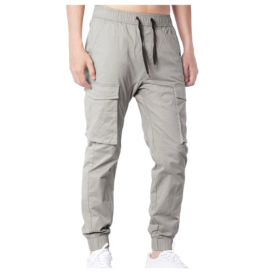 Color Mens Wide Leg Sweatpants Drawstring Pants Home Outdoor Breathable Cargo Pants Straight Casual Fashion Drawstring Trousers