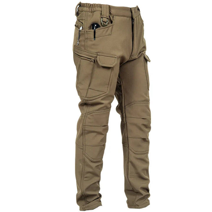 Mens Oversized Fleece Pant For Winter Tactical Joggers Outdoor Camping Ripstop Cargo Pants Working Clothing Hiking Camo Trousers