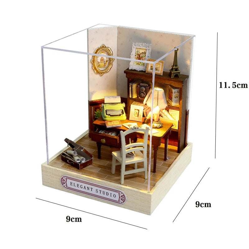 DIY Mini Flower Dollhouse Kit