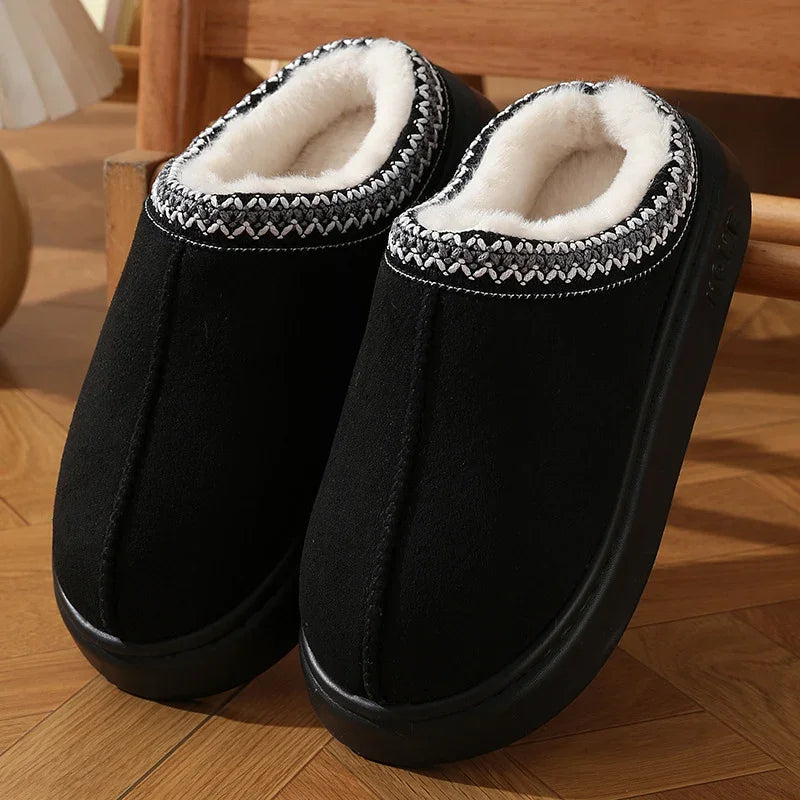 Soft Sole Plush Ankle Boots Women 2025 New Thick Bottom Non-slip Winter Boots Woman Light Casual Keep Warm Cotton-padded Shoes