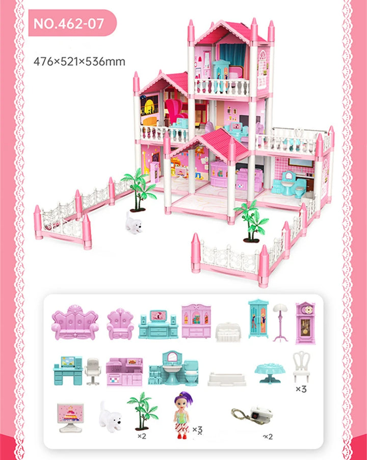 3D Princess Castle Dollhouse