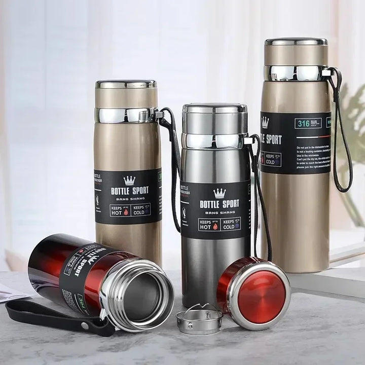 1L Thermal Water Bottle – Stainless Steel Vacuum Flask