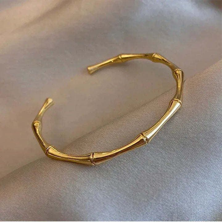 Simple Twisted Open Bangles – Stainless Steel Cuff Bracelet