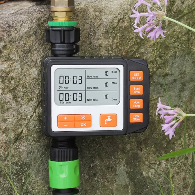 IP65 Programmable Garden Watering Timer Automatic Watering Irrigation Programmer For Greenhouse Drip Water System Controller