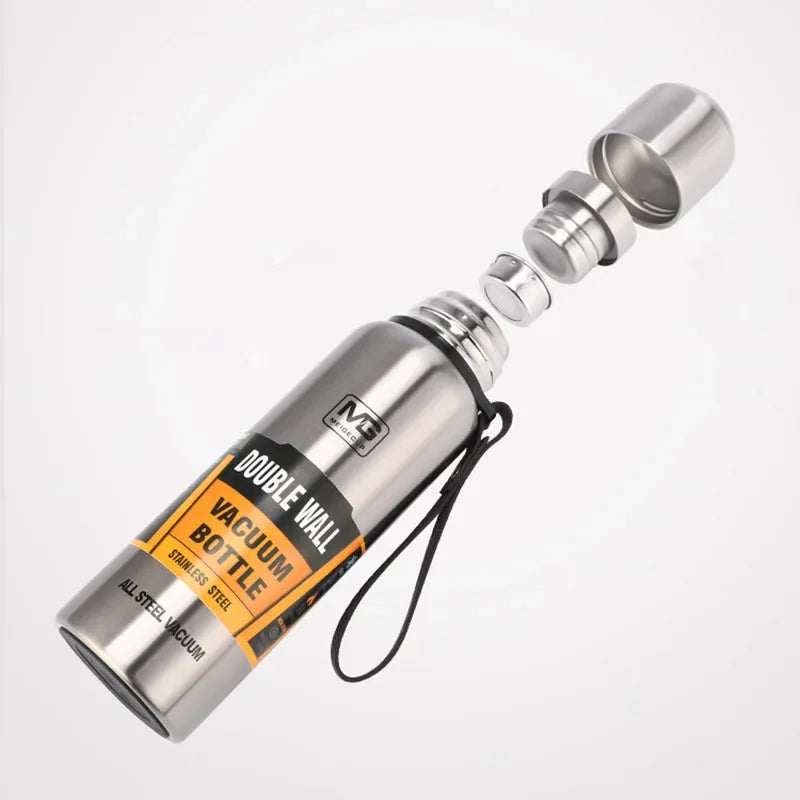 Stainless Steel Thermos Bottle – Large Capacity