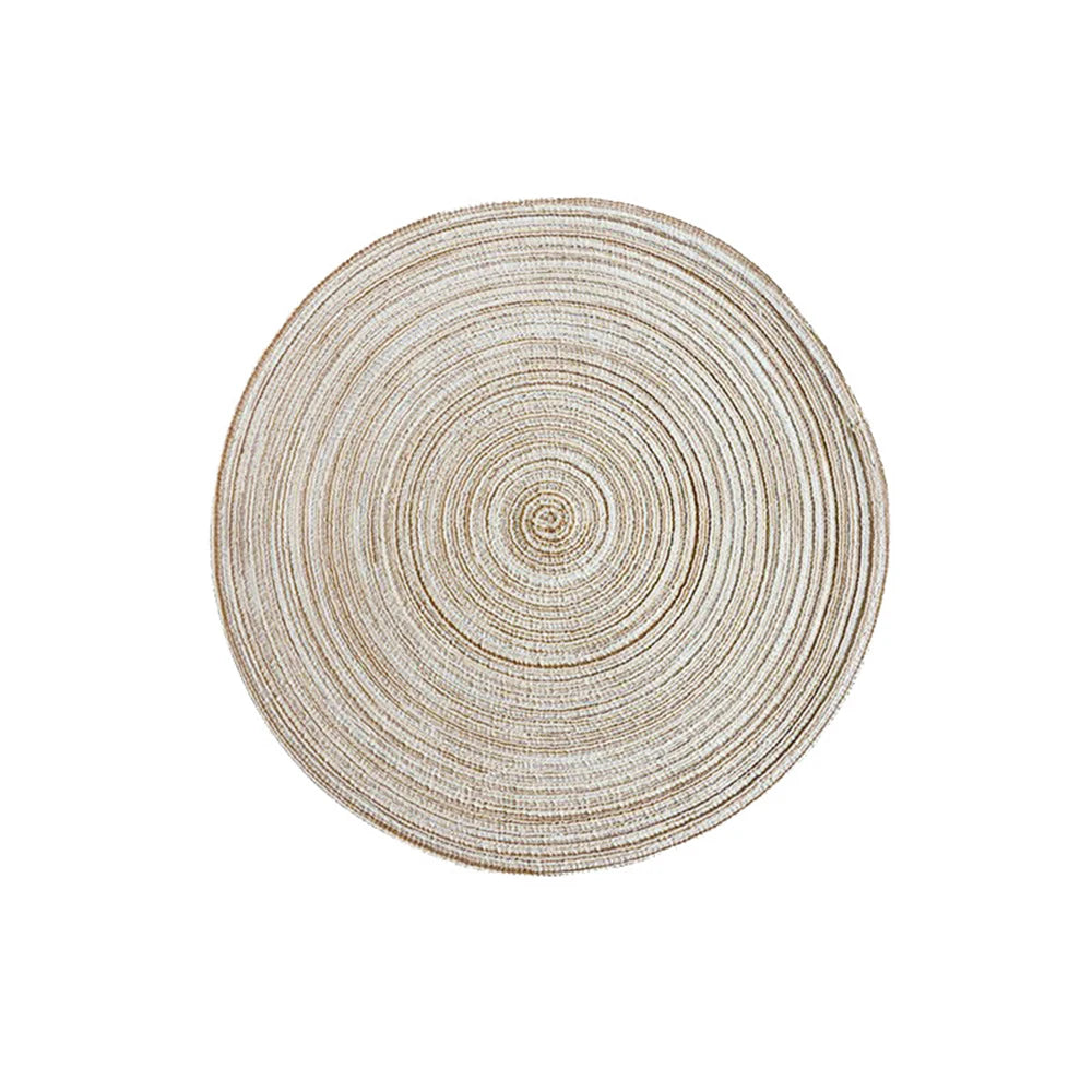 Round Table Mats – Woven Ramie