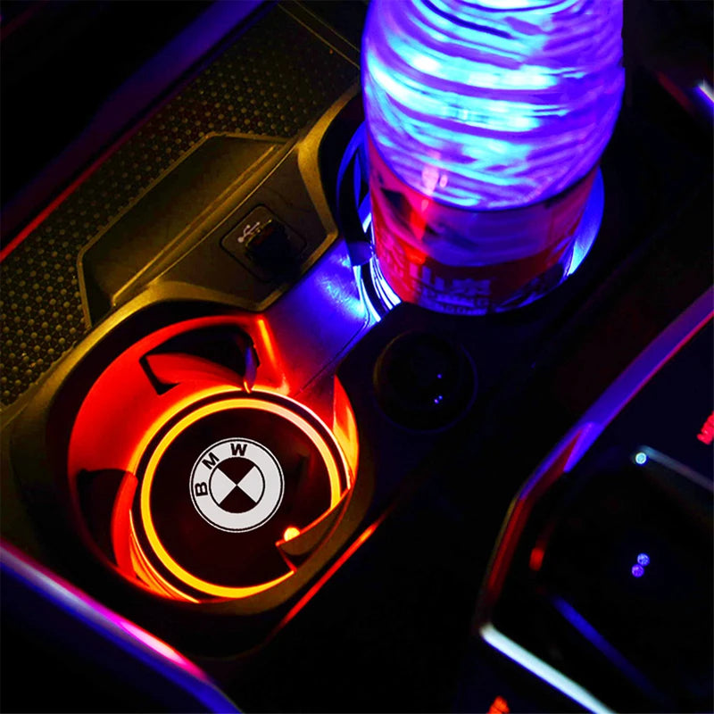 LED Luminous Car Cup Holder Coasters