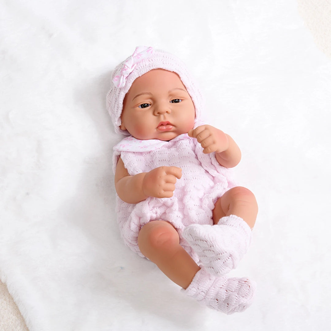 17-inch Lifelike Reborn Doll – Full Body Silicone Girl