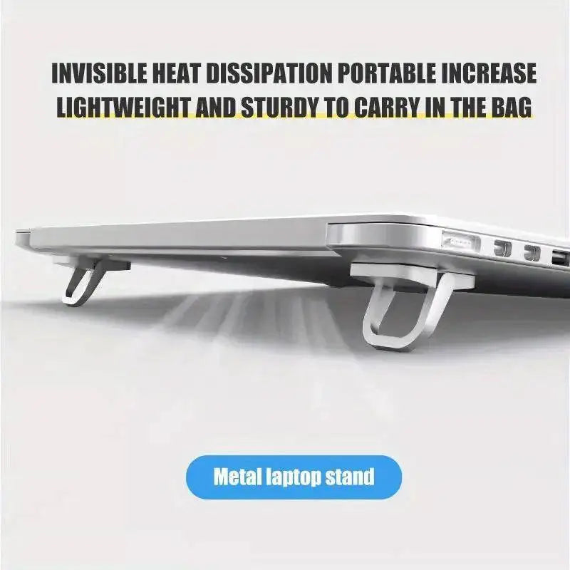 Laptop Stand For Computer Keyboard Holder Mini Portable Legs Laptop Stands For Macbook Huawei Xiaomi Notebook Aluminum Support