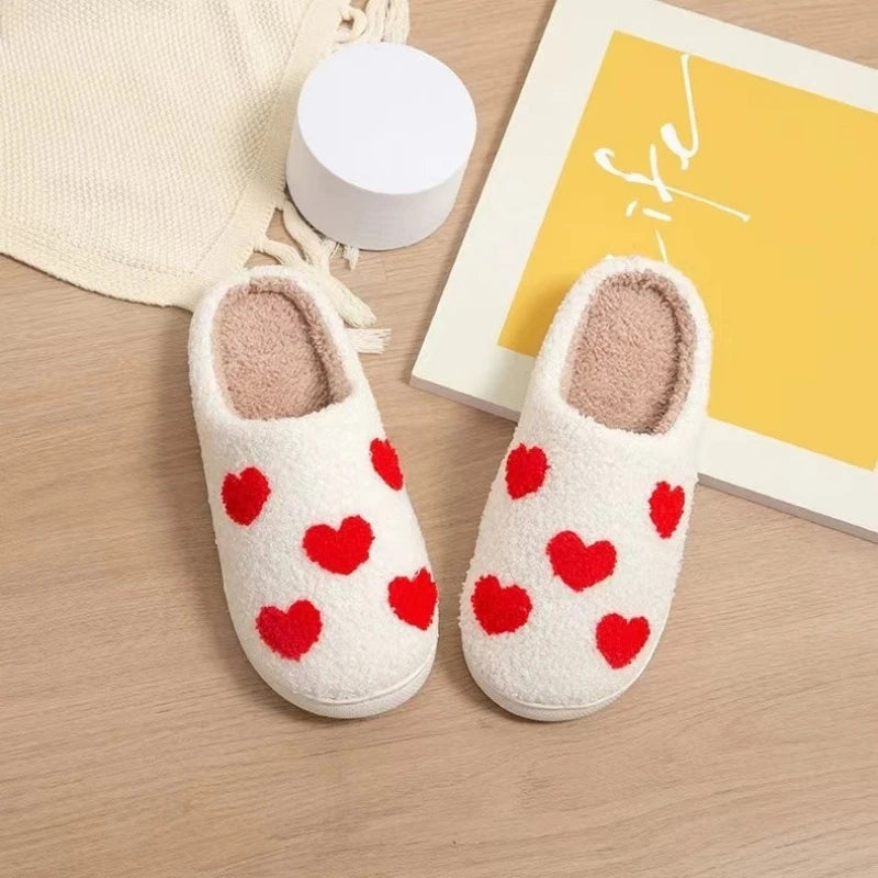 Family Fashion Slippers – Warm Cartoon Non-Slip Slides