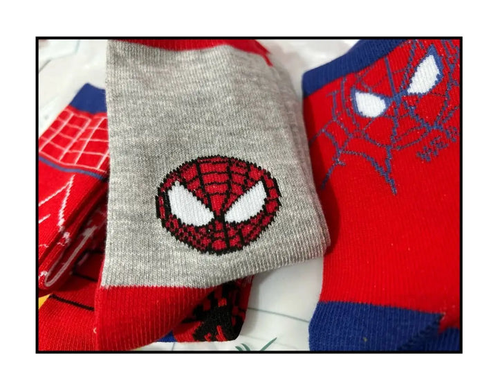 Children's SpiderMan Socks – Cartoon Cotton