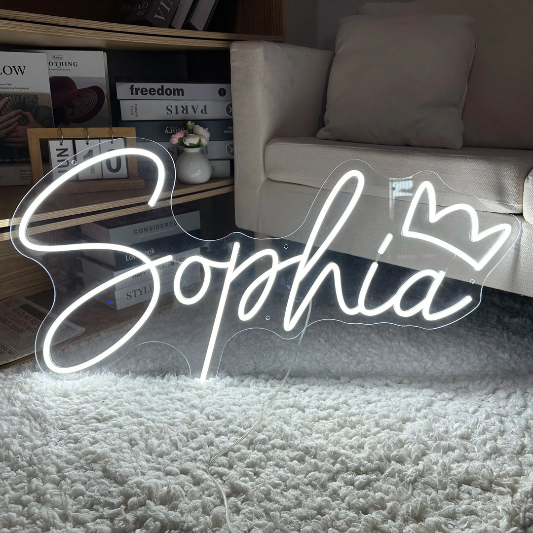 Custom Name Neon Sign Personalized Led Neon Sign Night Light Birthday Wedding Signs Room Bedroom Decoration Wall LED Neon Lamp