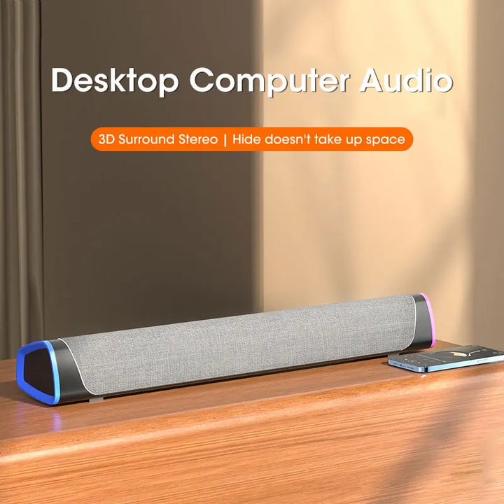 4D Computer Speaker Bar – Bluetooth Subwoofer