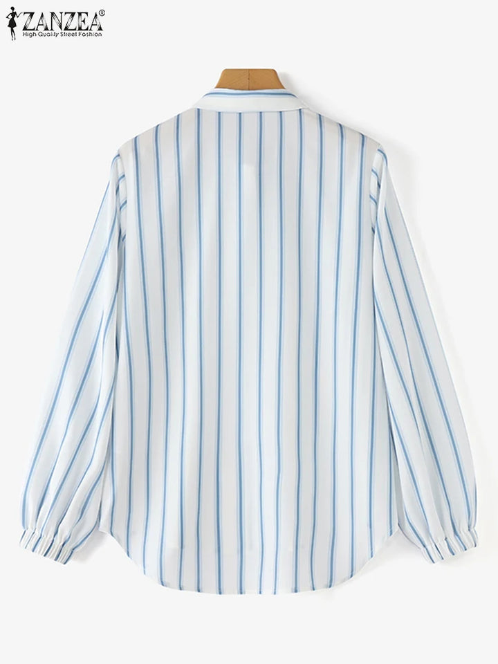 ZANZEA OL Stripe Tunic