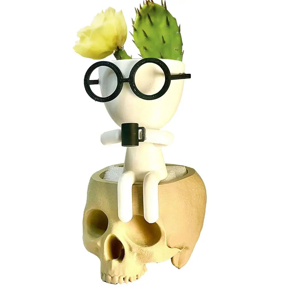 Humanoid Ceramic Planter