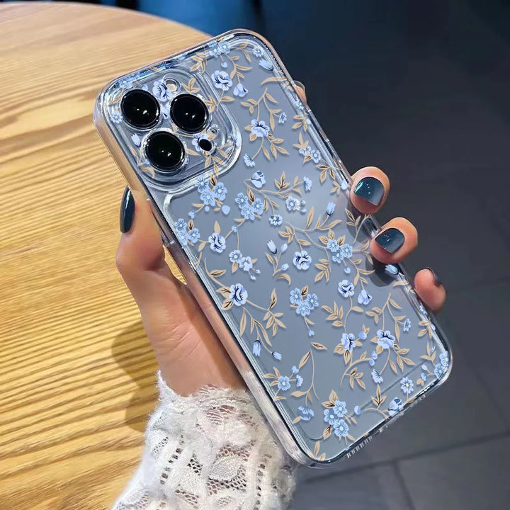 Flower Clear Case For Samsung A55 A54 5G A15 A53 A52 A33 A34 A35 A25 A32 A14 A71 A72 S23 Plus S22 S21 S20 FE Soft Silicone Cover