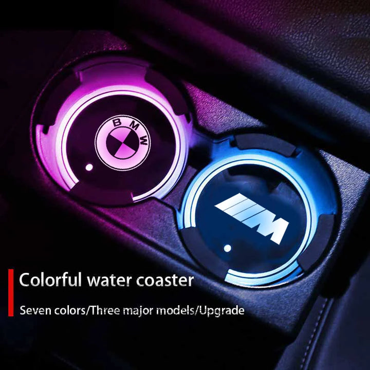 LED Luminous Car Cup Holder Coasters