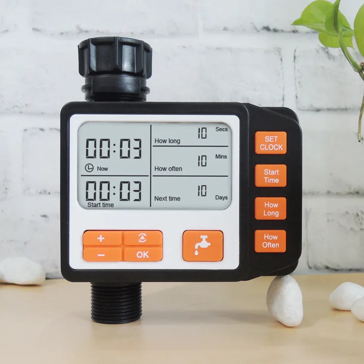 IP65 Programmable Garden Watering Timer Automatic Watering Irrigation Programmer For Greenhouse Drip Water System Controller